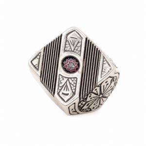 Tuareg Sterling Silver Ring: Handmade Berber Tribal Jewelry