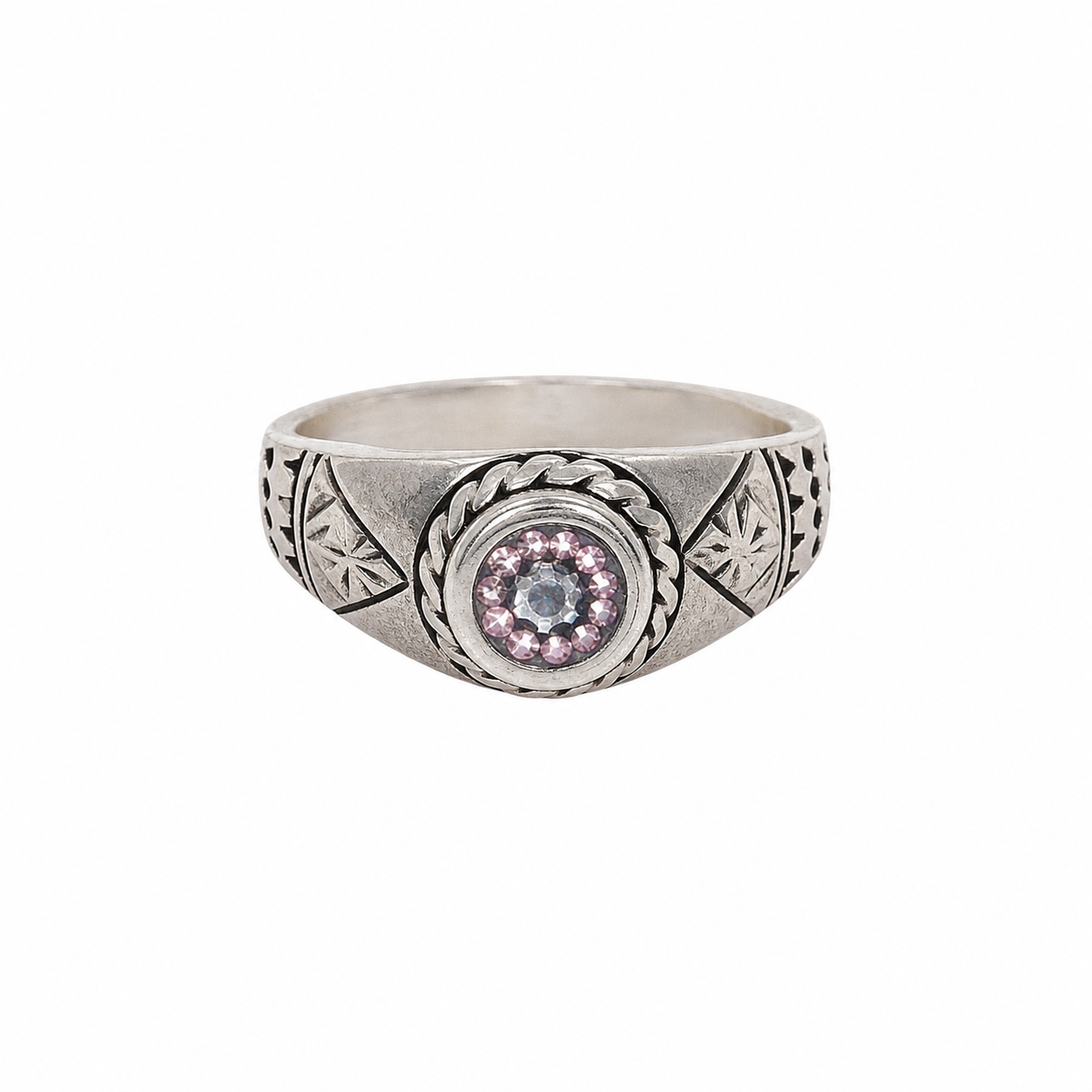Tuareg Sterling Silver Ring: Handmade Berber Tribal Jewelry
