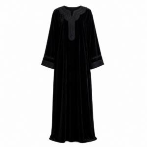 Velvet Kaftan – Black Occasion Wear
