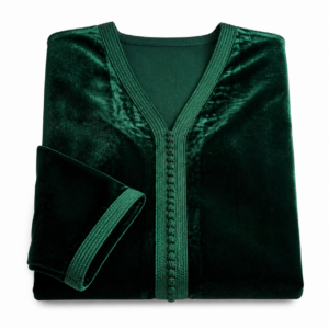Velvet Kaftan – Green Occasion Wear