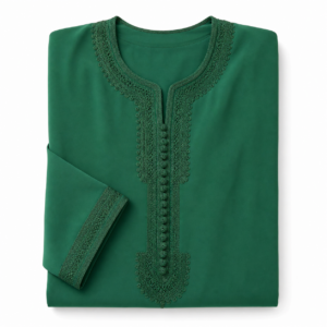 vert Kaftan – Sfifa Embroidery Ceremony Style
