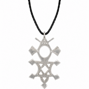 Vintage Sterling Silver Tuareg Cross Pendant: African Croix du Sud Necklace