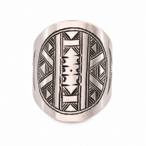 Vintage Tuareg Sterling Silver Ring: Handmade Berber Tribal Jewellery