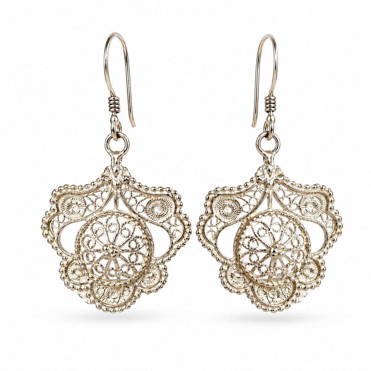 Wira Earrings - Amazigh Silver Heritage Jewelry