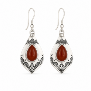Yamina Earrings – Amazigh Silver Heritage Jewelry