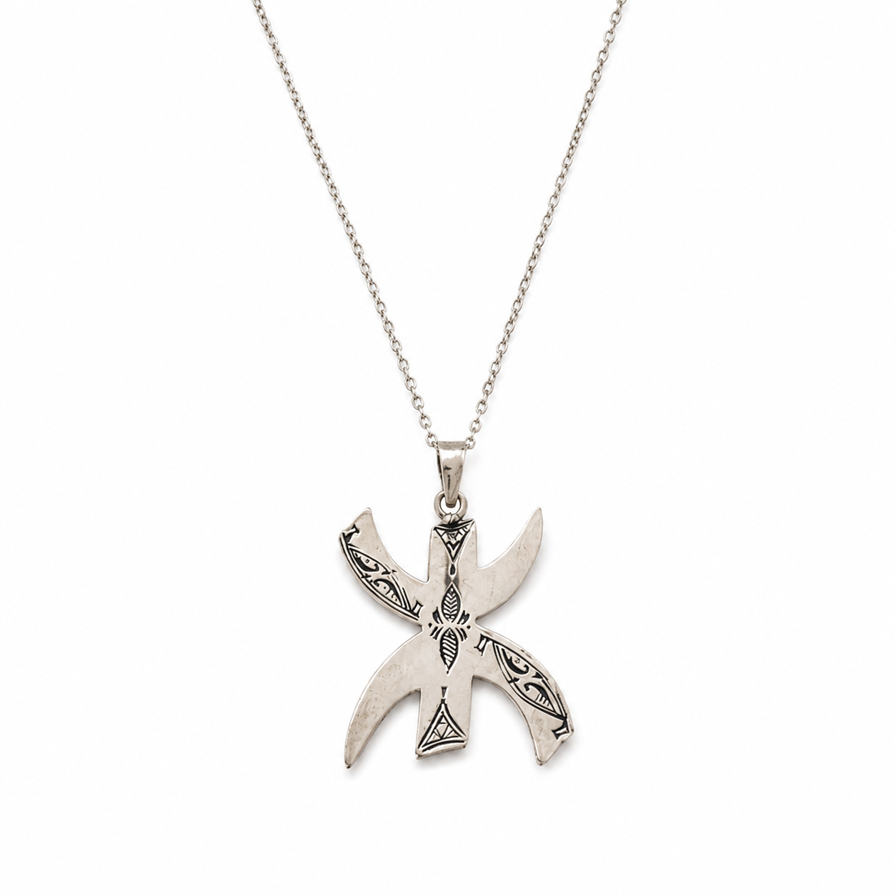 Yaz Necklace - Amazigh Silver Pendant Jewelry
