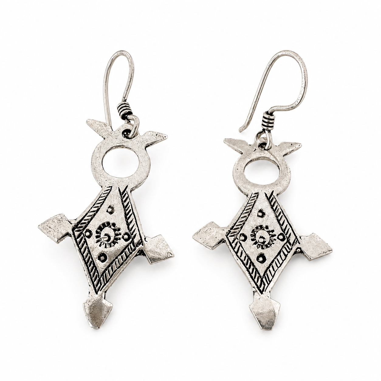 Zulima Earrings - Amazigh Silver Heritage Jewelry