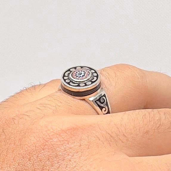Tuareg Sterling Silver Berber Ring: Handmade Ethnic Tribal Jewelry