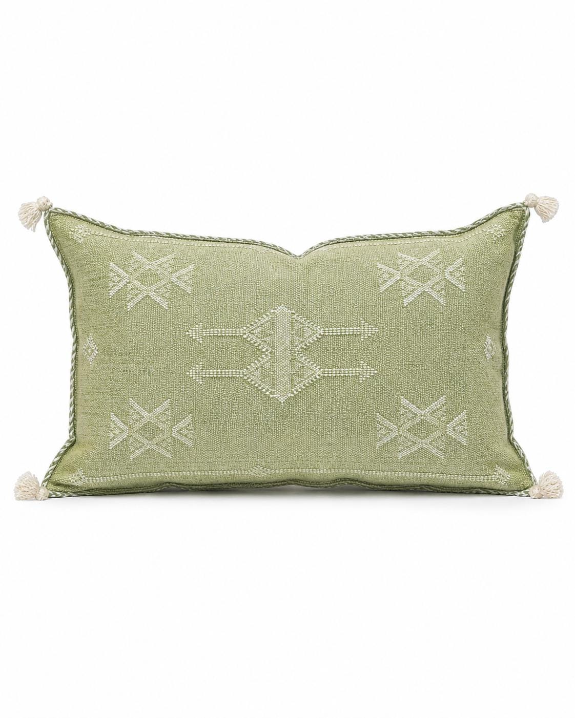 Amazigh Cactus Silk Pillow