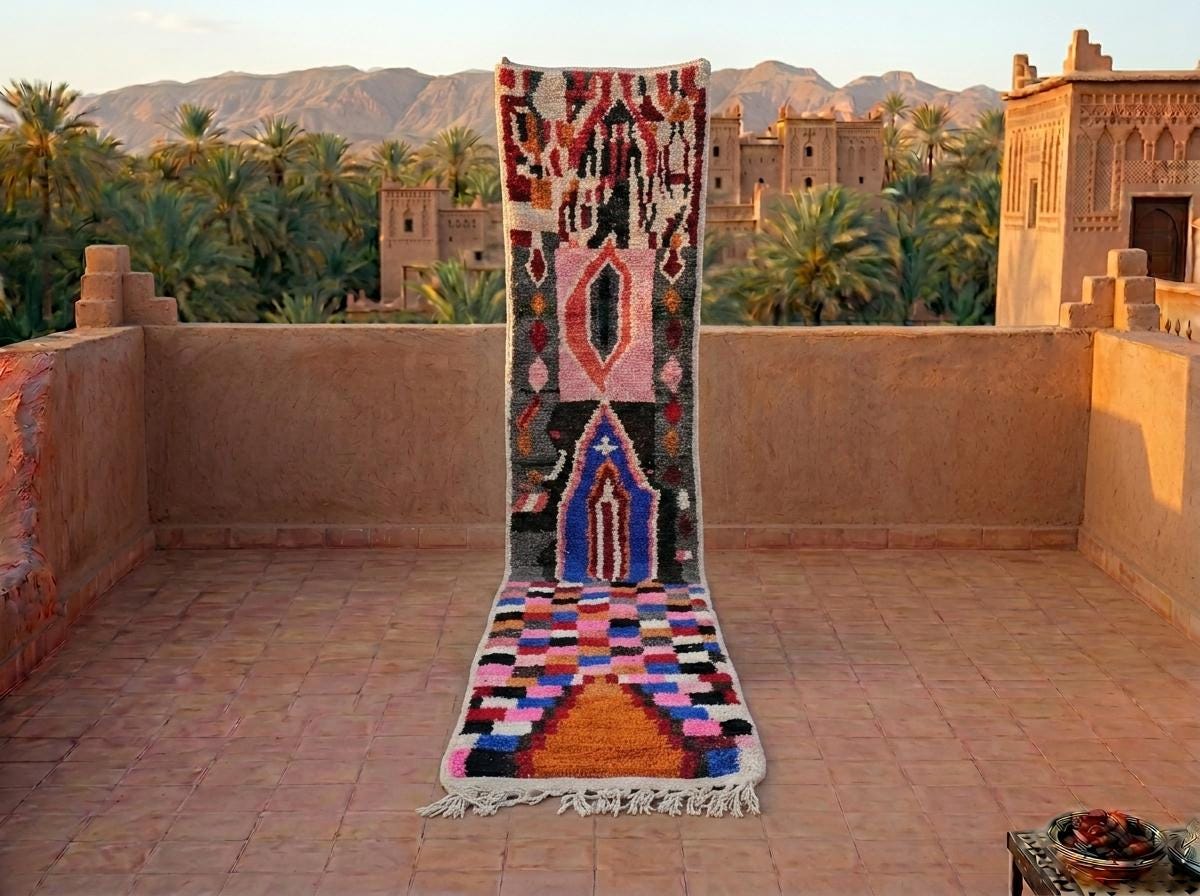 Berber Abstract Boujaad Rug