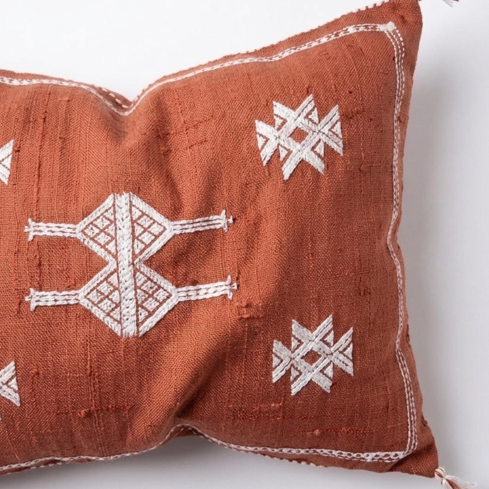 Amazigh Cactus Silk Pillow