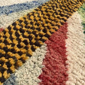 Boujaad Rug - Colorful Abstract Wool Rug - Handmade Art Rug - Bold Boho Area Rug - Multicolor Berber Carpet - Multiple Sizes