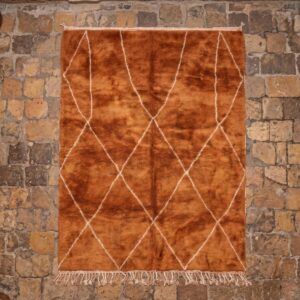 Berber Terracotta Beni Ourain Rug