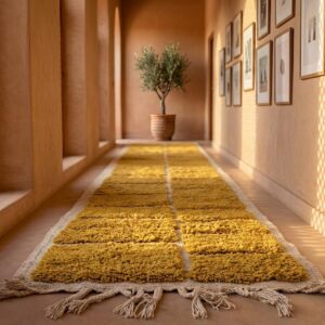 Berber Mustard Yellow Rug
