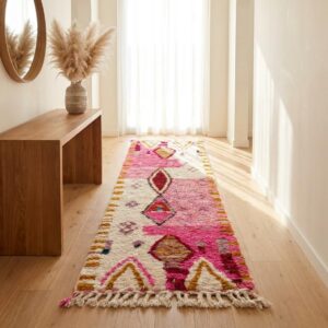 Amazigh Pink Runner Rug