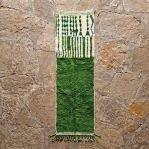 Berber Green Runner Rug