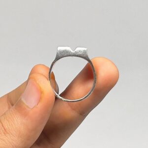 Handmade Berber Ring: Silver Plated Tuareg Tribal Jewelry