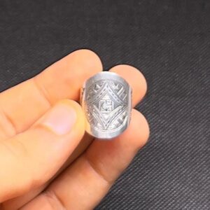Handmade Tuareg Sterling Silver Ring: Berber Tribal Jewelry