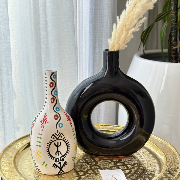 bouteille Vase - Amazigh Decorative Pottery