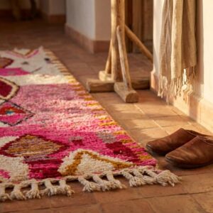 Amazigh Pink Runner Rug