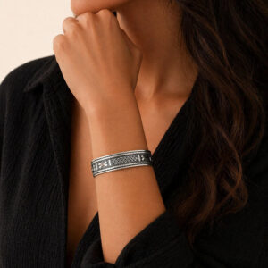 Amazigh Silver Diamond Bracelet – Amazigh Jewelry with Character