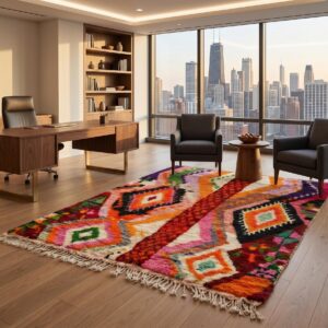 Berber Colorful Boujaad Rug
