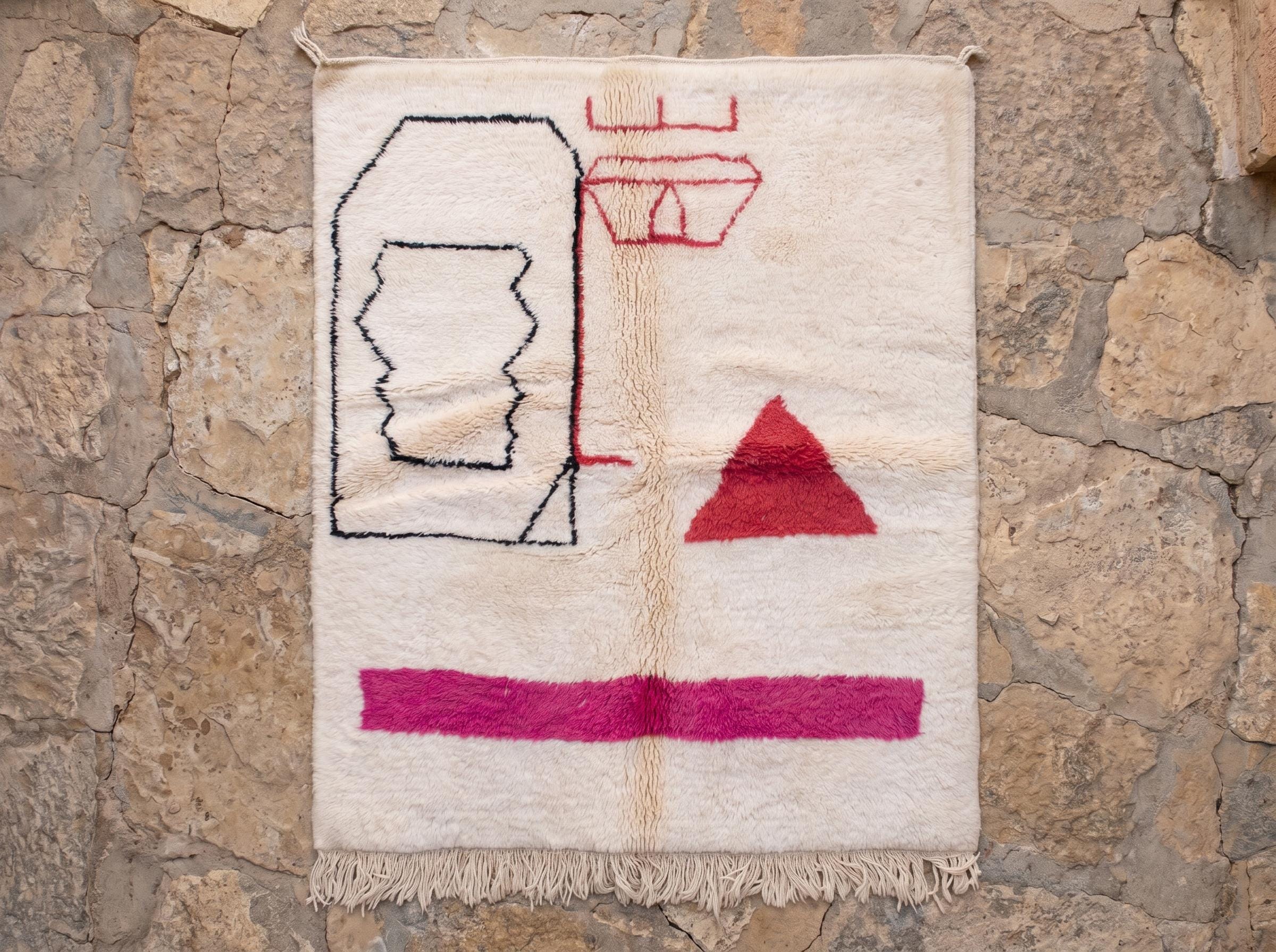 Berber Ivory Beni Ourain Rug