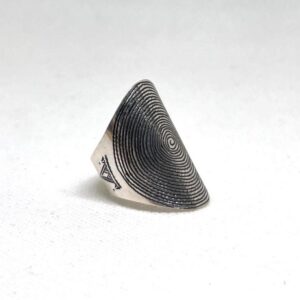 Handmade Sterling Silver Tuareg Spiral Ring: Berber Ethnic Desert Tribal Jewelry