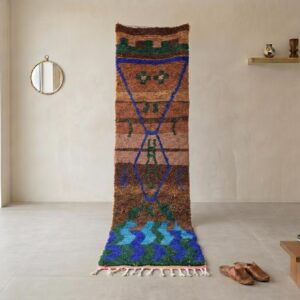 Berber Brown Runner Rug