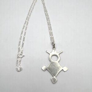 Tuareg Cross Pendant: Sterling Silver African Croix du Sud Necklace