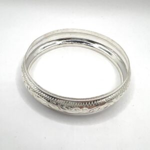 Cuff Silver Bracelet Handmade Berber Tribal Bangle Ethnic African Tuareg Engraved Simple Sterling