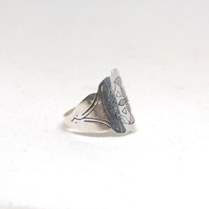 Handmade Sterling Silver Tuareg Ring: Berber Tribal Jewelry