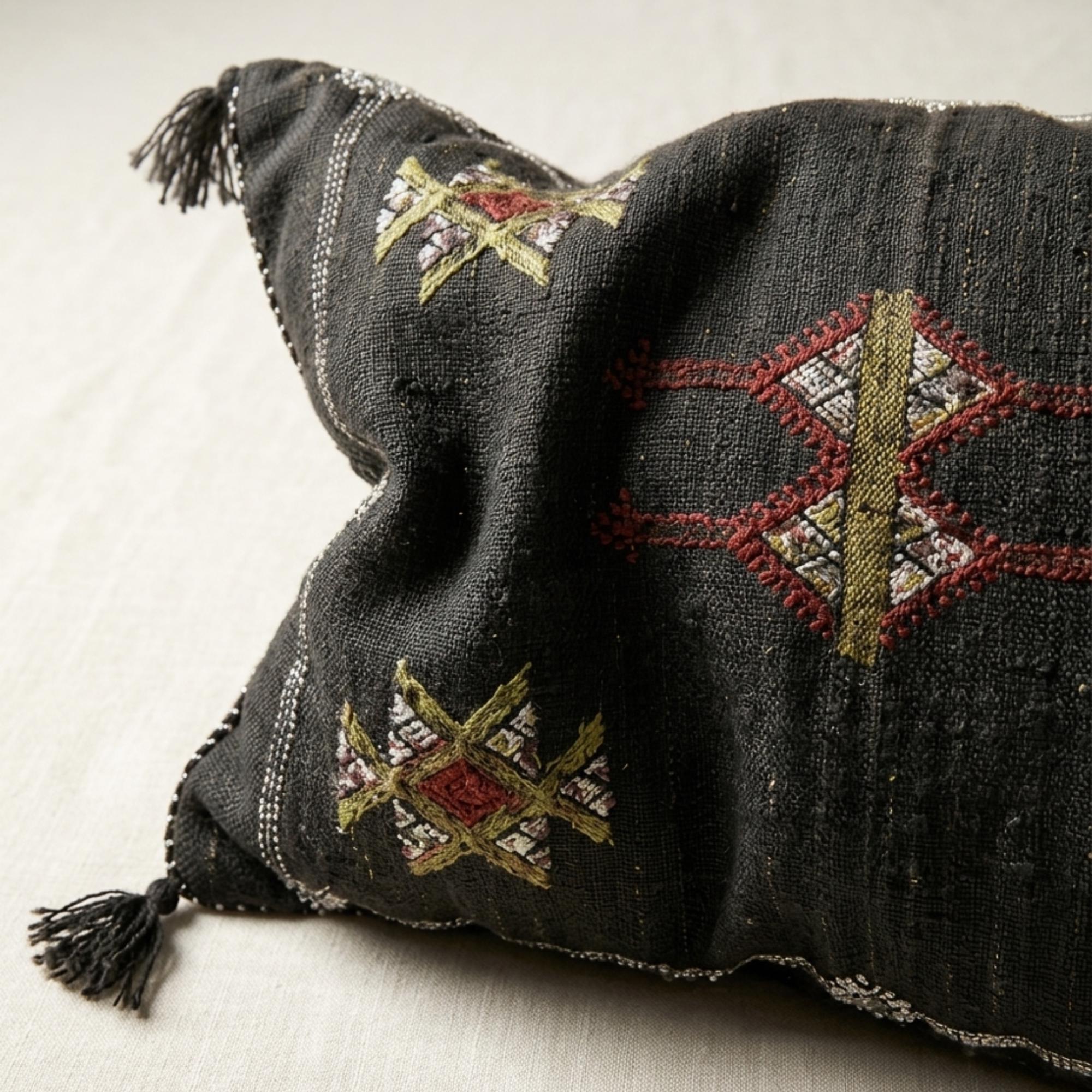 Amazigh Cactus Silk Pillow