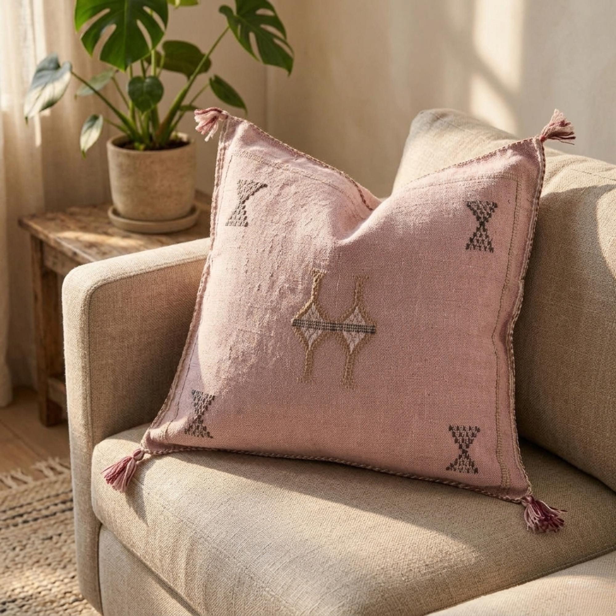 Berber Dewberry Cactus Pillow