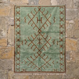 Berber Sage Green Beni ourain Rug