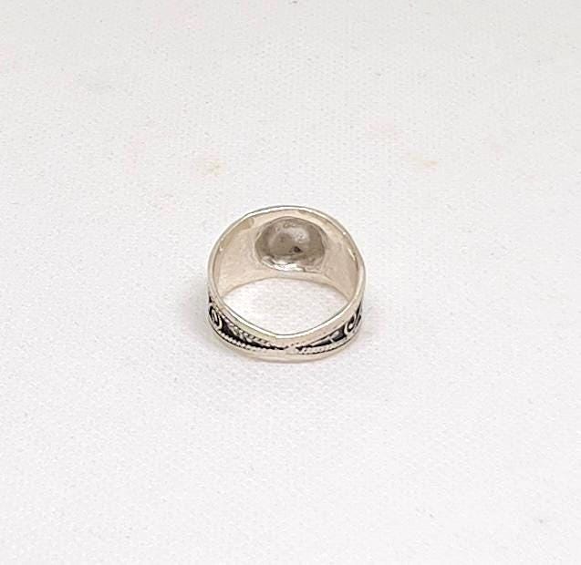 Handmade Sterling Silver Berber Ethnic Ring: Boho Fashion Tribal Jewelry