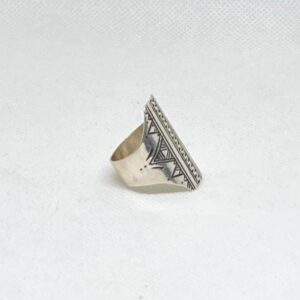 Handmade Sterling Silver Tuareg Ring: Berber Jewelry, Size 9