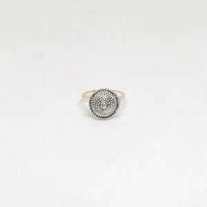 Handmade Berber Tribal Ring: Plated Silver Boho Jewelry