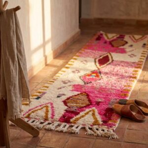 Amazigh Pink Runner Rug