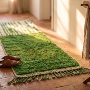 Berber Green Runner Rug