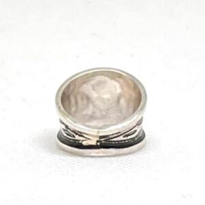 Handmade Sterling Silver Tuareg Ring: Berber Ethnic Tribal African Jewelry Size 8