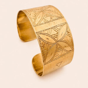 Amazigh Brass Motif Bracelet – Atlas Motif Bracelet