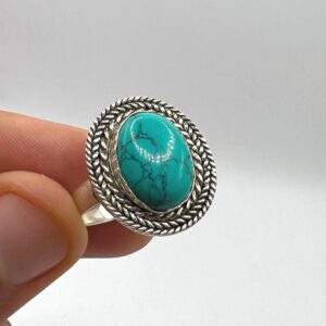 Berber Handmade Sterling Silver Rings For Women Bohemian Ladies Signet Band Ethnic Tribal Jewelry