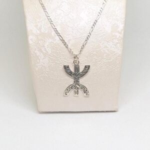 Amazigh Berber Sterling Silver Necklace: Freedom Symbol