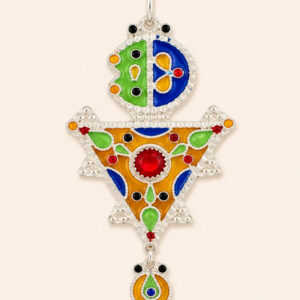 Tazerzit Necklace - Amazigh Silver Pendant Jewelry
