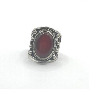 Vintage Tuareg Silver Ring: Berber Tribal Spiral Jewelry (Size 7.5 US)