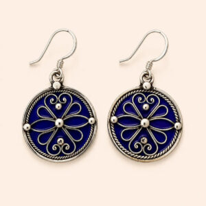 Djedjiga Earrings - Amazigh Silver Heritage Jewelry