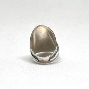 Berber Sterling Silver Ring: Engraved Tuareg Tribal Jewelry, Size 9