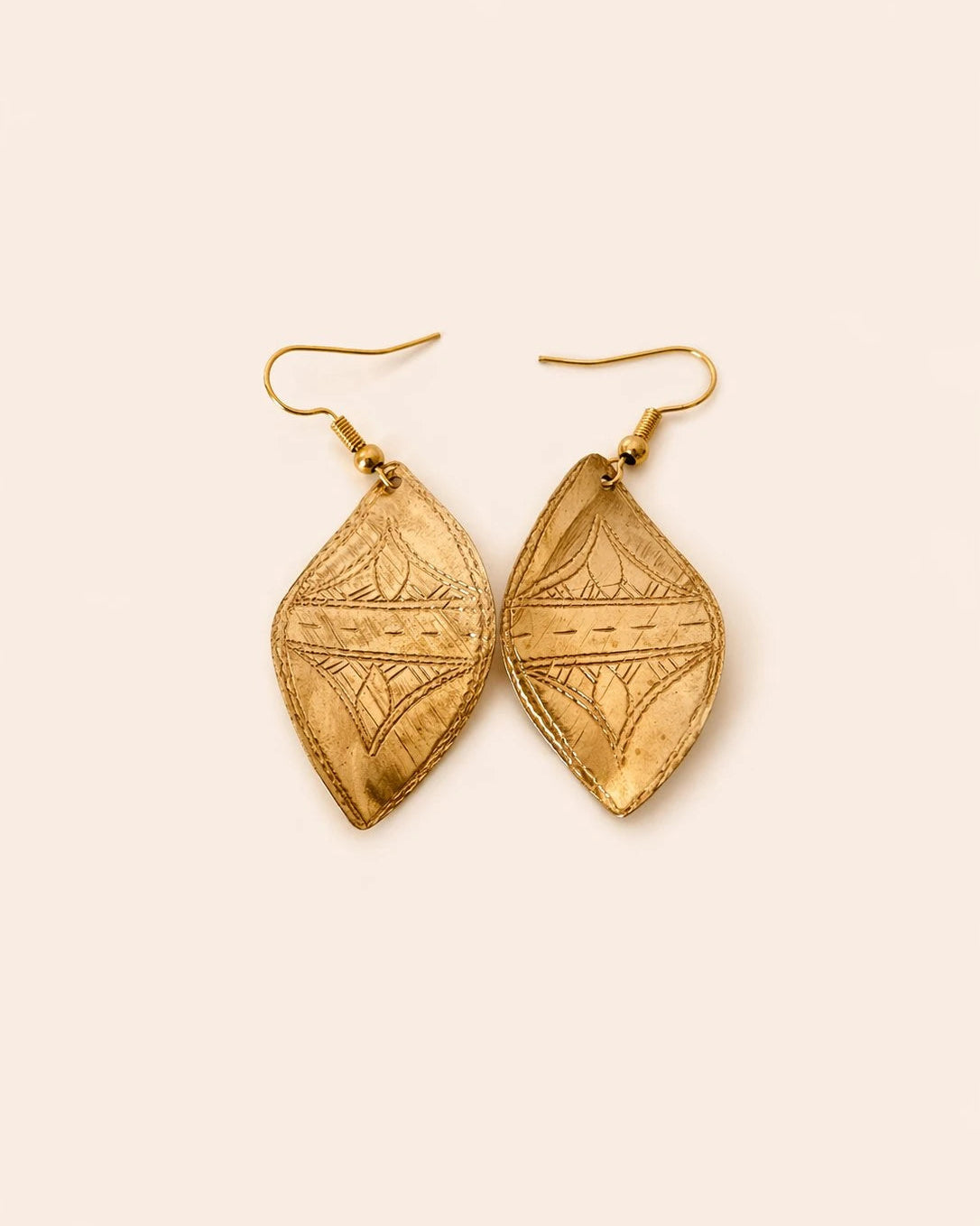 Tirra Earrings - Amazigh Brass Heritage Jewelry