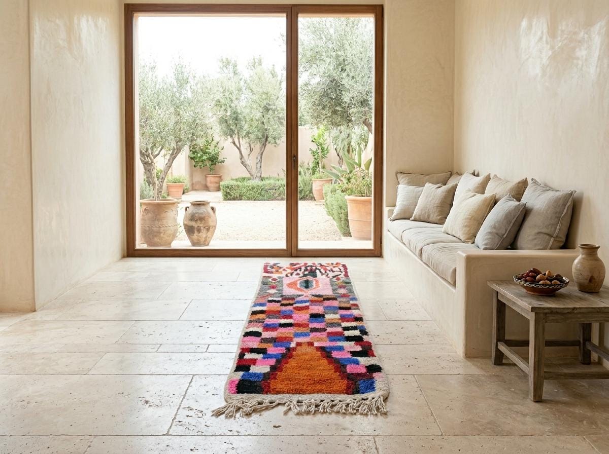 Berber Abstract Boujaad Rug